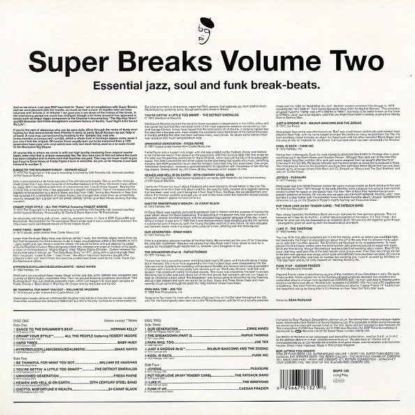 Various – Super Breaks. Essential Jazz, Soul And Funk Break-Beats - Vol ...