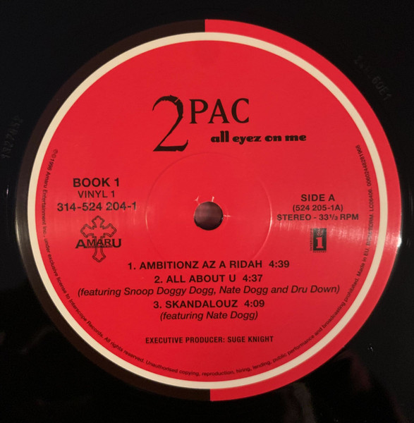 2Pac – All Eyez On Me - DISCOS REDONDOS