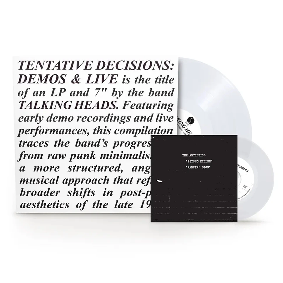 Talking Heads - Tentative Decisions: 1974-1976 (Black Friday 2025)