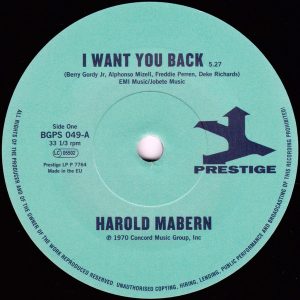 Harold Mabern - I Want You Back