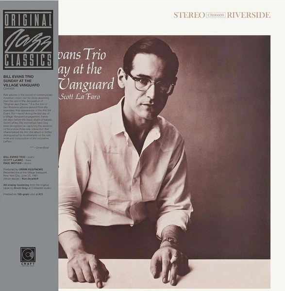 Bill Evans Trio Featuring Scott La Faro – Sunday At The Village Vanguard